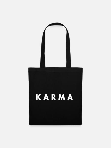 Karma - Stoffbeutel - Schwarz
