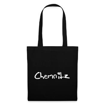 chemnitz - Stoffbeutel - Schwarz - Vorne