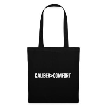 Calibre avant confort – Porte dissimulé conformément à la 2e V - Sac en tissu - noir - Devant