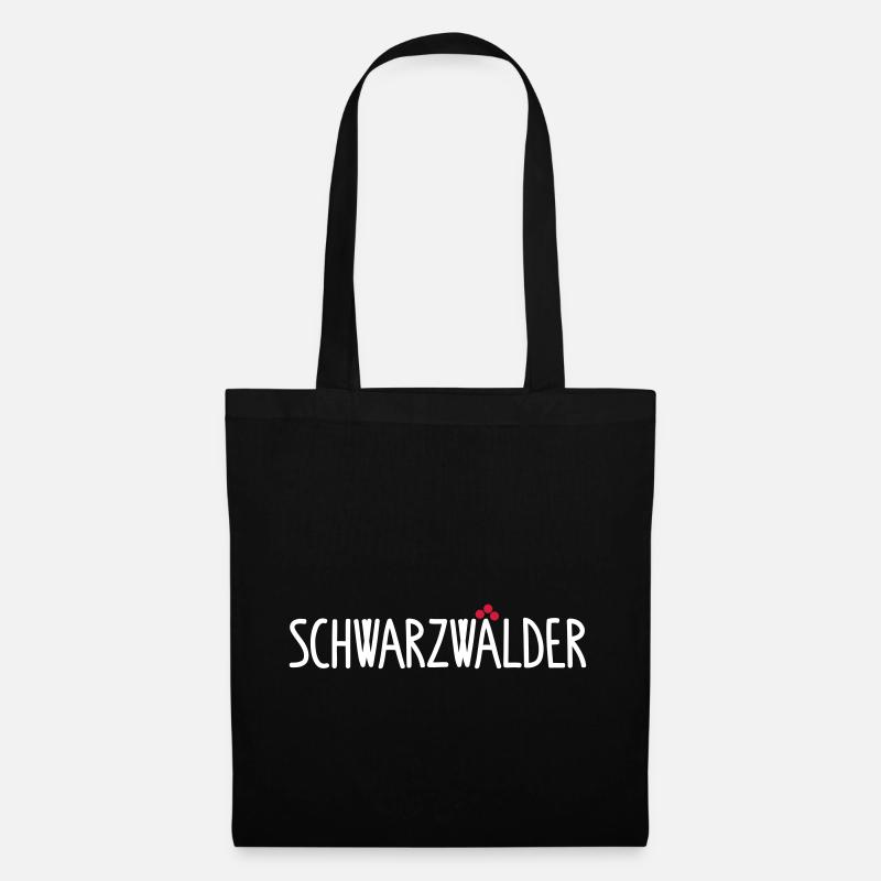 Schwarzwälder - Stoffbeutel - Schwarz