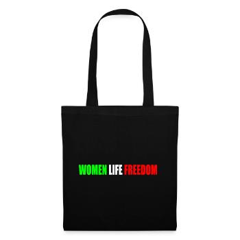 Women life freedom - Sac en tissu - noir - Devant