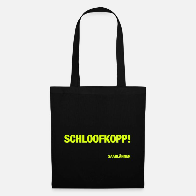 SCHLOOFKOPP - Stoffbeutel - Schwarz