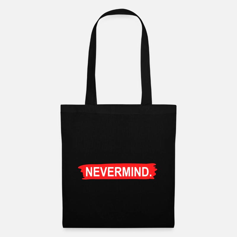 Nevermind - Sac en tissu - noir
