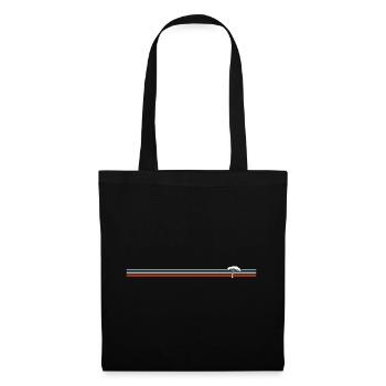 Vintage retro tree - Tote Bag - black - Front