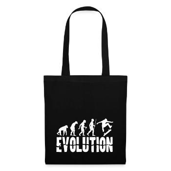 Evolution Skater - Stoffbeutel - Schwarz - Vorne