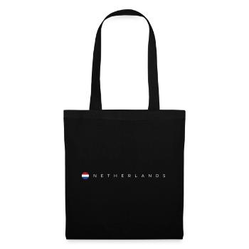 Drapeau des Pays-Bas - Sac en tissu - noir - Devant