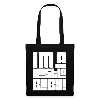 HUSTLA (2) - Sac en tissu - noir - Devant