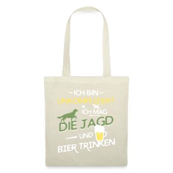 Hunting and drinking beer - Tote Bag - nature - Front