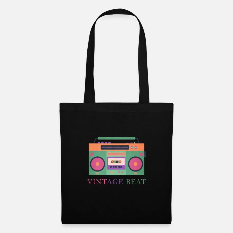 vintagebeat - Stoffbeutel - Schwarz