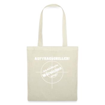 Auftragsgriller - Stoffbeutel - Natur - Vorne