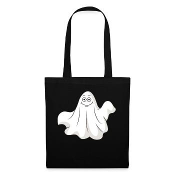 Fantôme d’Halloween Fantôme - Sac en tissu - noir - Devant