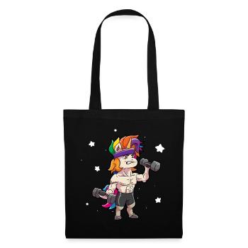 Unicorn Gym Fitness - Tote Bag - black - Front