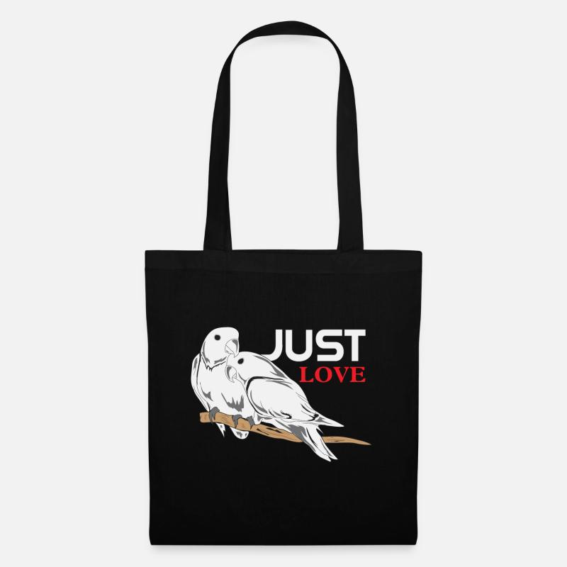 tourterelles - Sac en tissu - noir