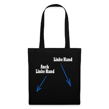 Two left hands - Tote Bag - black - Front