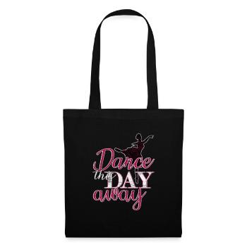 Danseur de ballet - Sac en tissu - noir - Devant