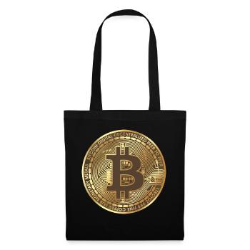 Rich Bitcoin - Stoffbeutel - Schwarz - Vorne
