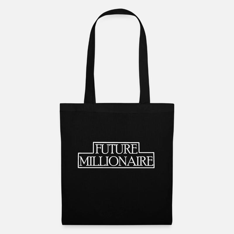 FUTURE MILLIONAIRE - Stoffbeutel - Schwarz