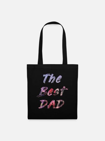 The best Dad - Stoffbeutel - Schwarz