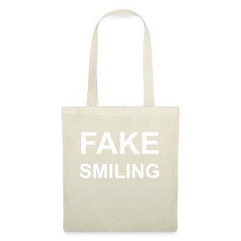 Fake Smiling - Smile, Laughter, Gift - Tote Bag - nature - Front