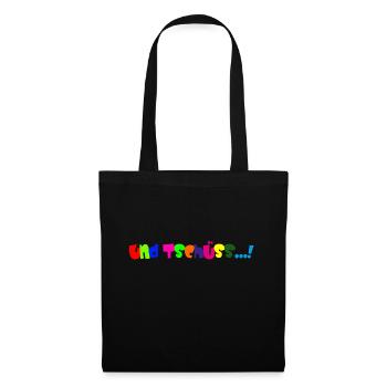 Et au revoir! Motif cadeau Bye Bye - Sac en tissu - noir - Devant
