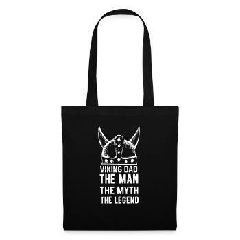 Le cadeau du père de Viking Viking - Sac en tissu - noir - Devant