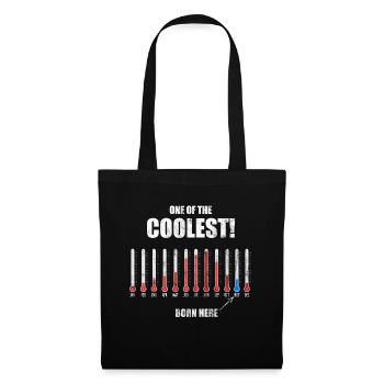 Né en novembre - Sac en tissu - noir - Devant