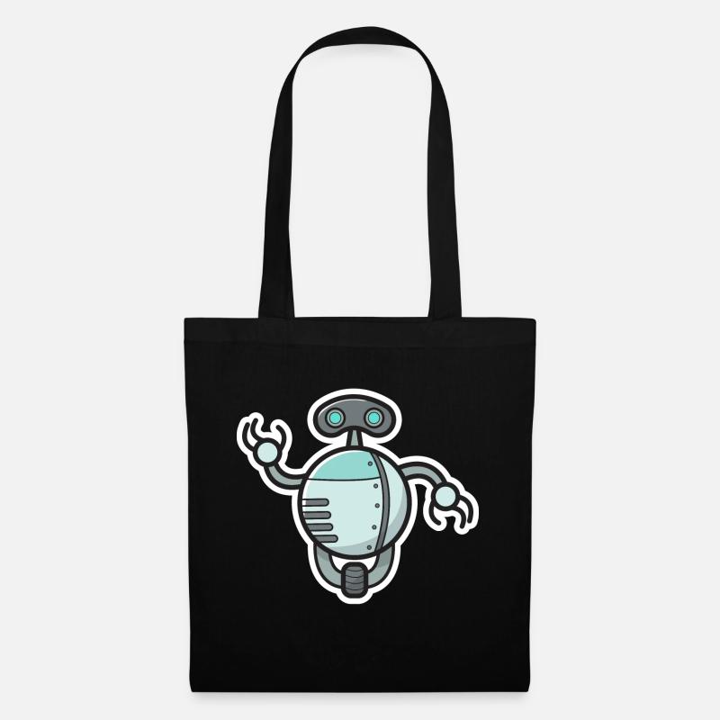 Robot Robotics Gift Future Science Bot - Tote Bag - black