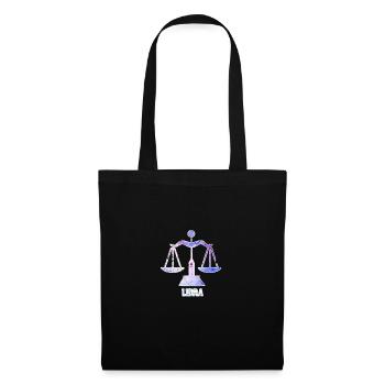 Idée cadeau horoscope Zodiac Libra - Sac en tissu - noir - Devant