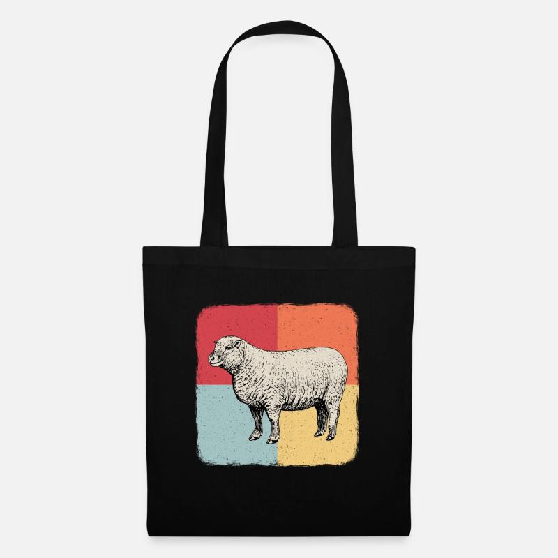 Ram sheep lamb Cool gift - Tote Bag - black