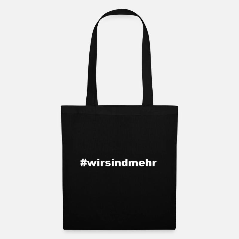Nous sommes plus Chemnitz live - Sac en tissu - noir