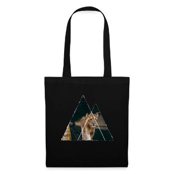 Lion cub in subway - Tote Bag - black - Front