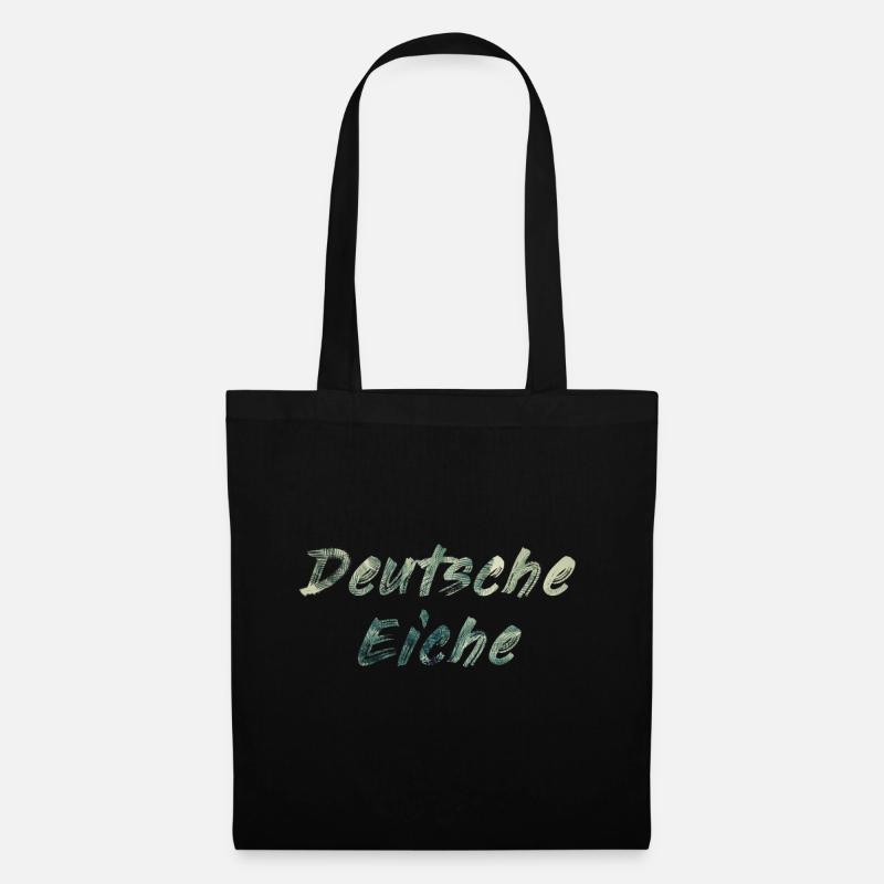 Deutsche Eiche - Stoffbeutel - Schwarz