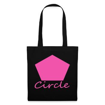 Wrong Circle Shape - Tote Bag - black - Front