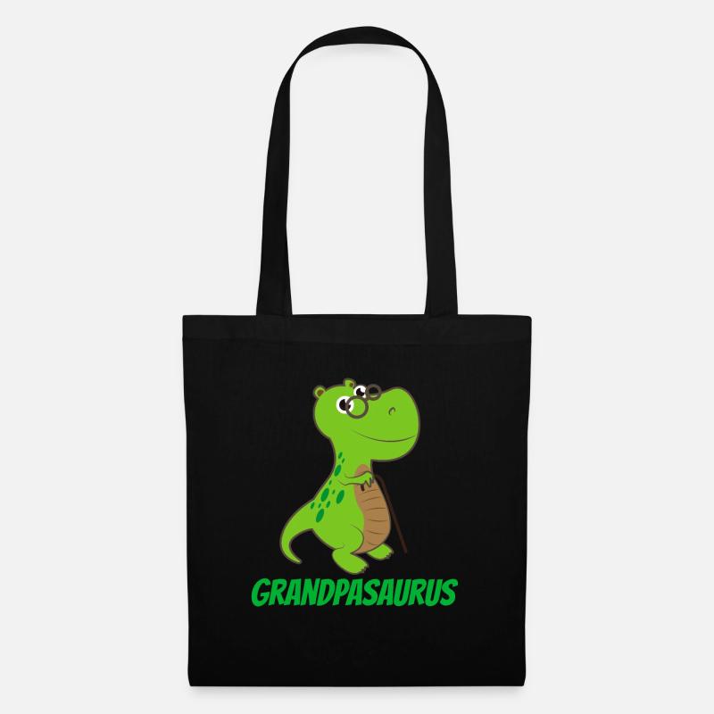 Opasaurus - Geschenkidee - Stoffbeutel - Schwarz