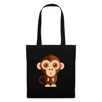 Animals Tiere Animal Print Nature 32 - Stoffbeutel - Schwarz - Vorne