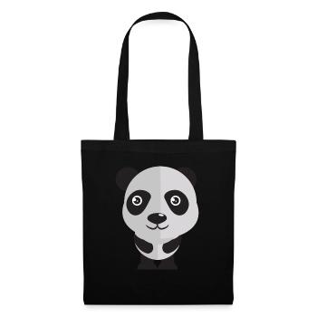 Animaux Animaux Animal Imprimer Nature 34 - Sac en tissu - noir - Devant