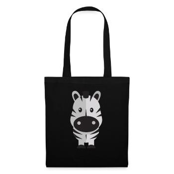 Animaux Animaux Animal Print Nature 46 - Sac en tissu - noir - Devant