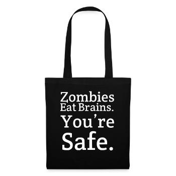 énonciations drôles drôle drôle drôle humour - Sac en tissu - noir - Devant