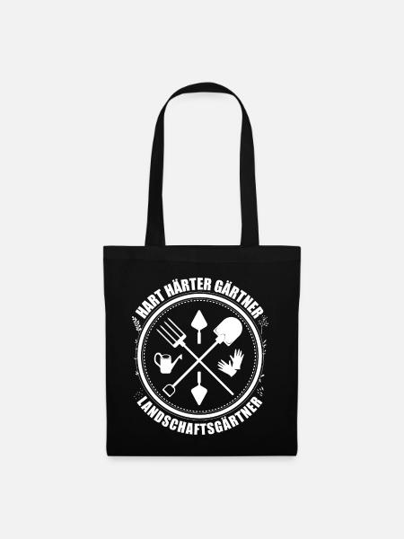 Landschaftsgärtner Geschenk Gärtner - Stoffbeutel - Schwarz