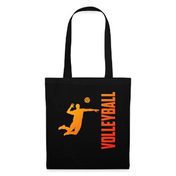 Volleyball Sports Volleyball Ball Beach Volleyball - Tote Bag - black - Front