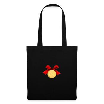 Ceyrek or avec arc - Sac en tissu - noir - Devant