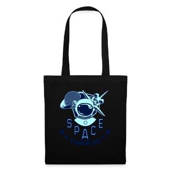 L’astronaute spatial monde ciel cosmos cadeau - Sac en tissu - noir - Devant