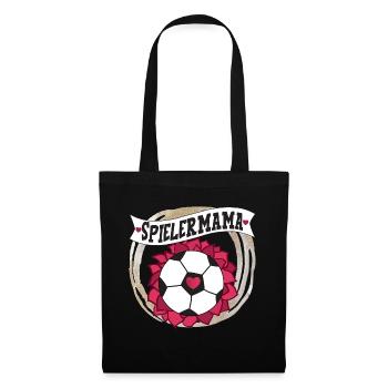 Spielermama football love heart - Tote Bag - black - Front