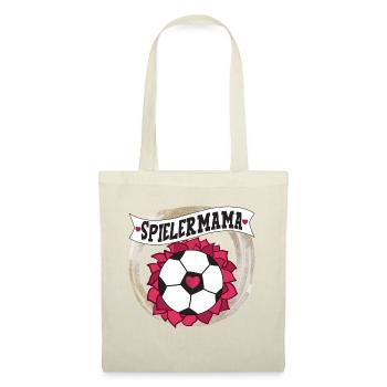 Spielermama football coeur d'amour - Sac en tissu - nature - Devant