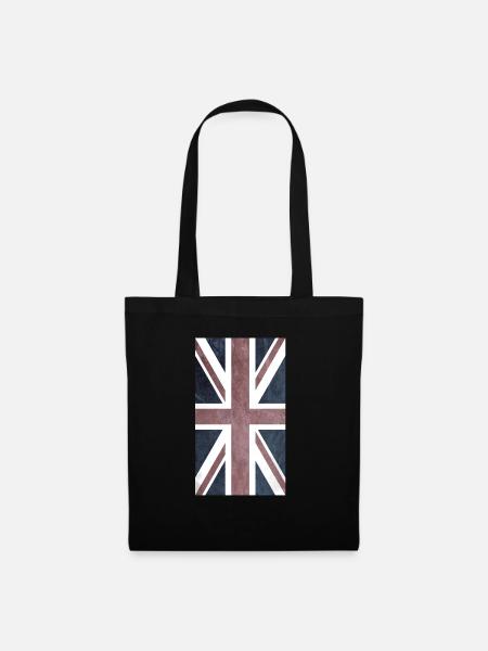 union jack - Stoffbeutel - Schwarz