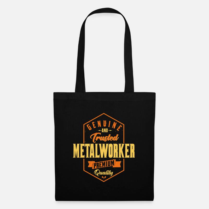 Genuine Trusted Metalworker Design - Stoffbeutel - Schwarz