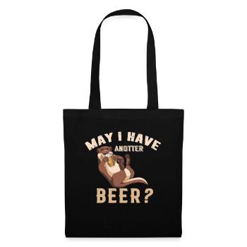 MAY I HAVE ANOTTER BEER? - Tote Bag - black - Front