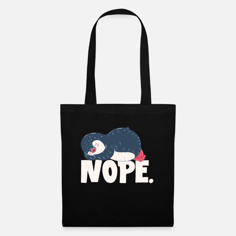 NOPE - Stoffbeutel - Schwarz