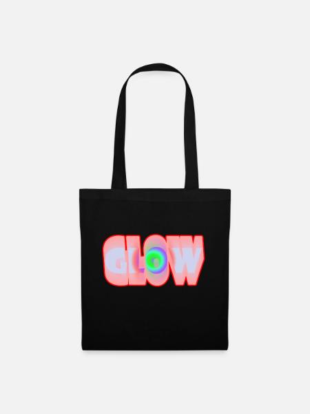 Glow - Stoffbeutel - Schwarz