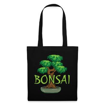 Bonsai in a pot - Tote Bag - black - Front